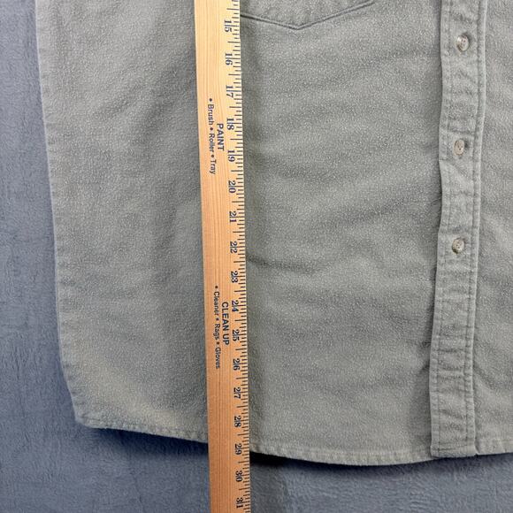 VTG Winter Run Chamois Flannel Mens 2XL Cotton Heavyweight Long Sleeve USA - Picture 5 of 7